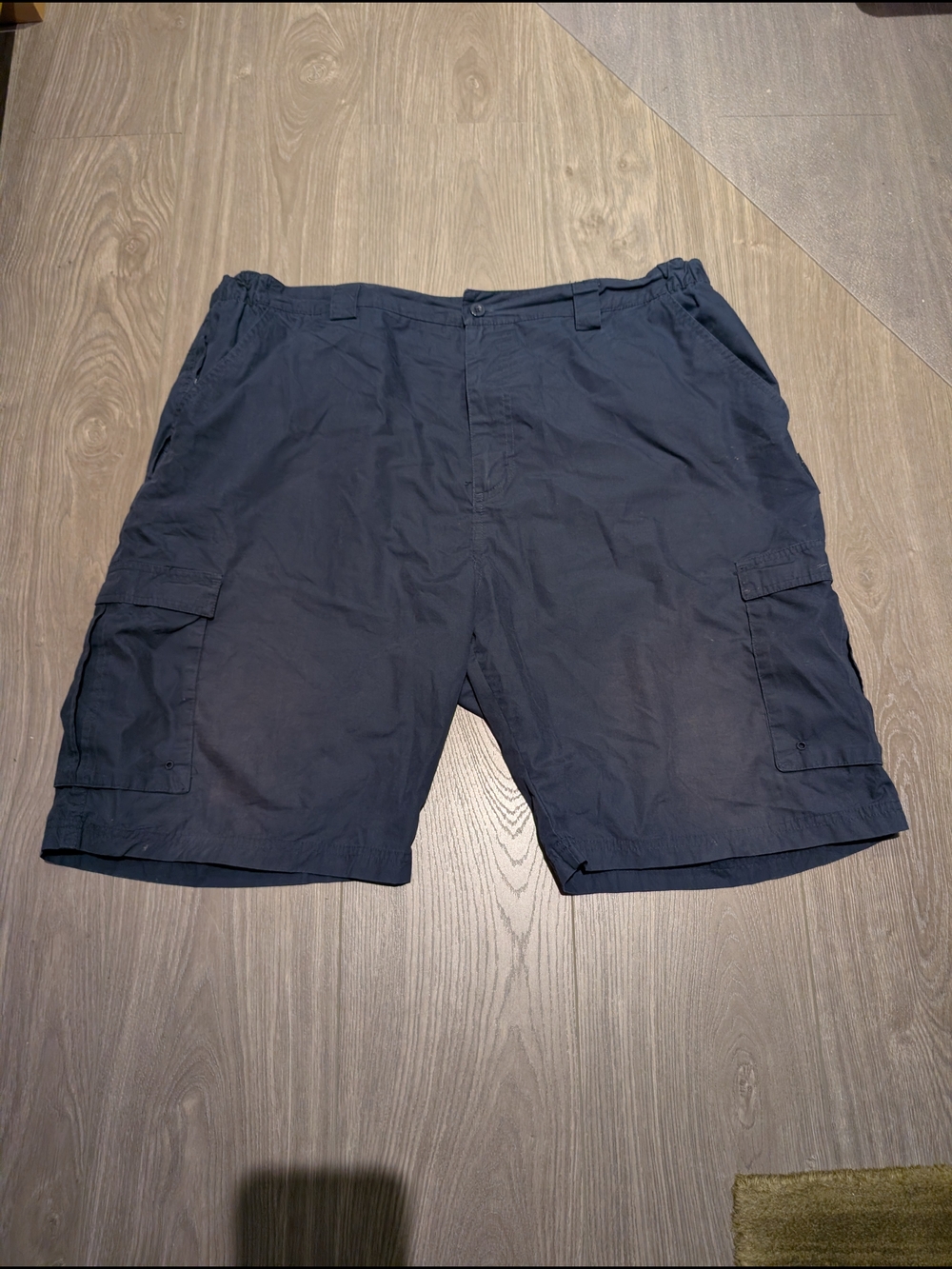 Men's Cargo Shorts in Dark Blue — Comfortable Everyday Wear